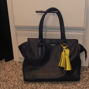 Legacy Perforated Medium Candace Carryall Handbag
